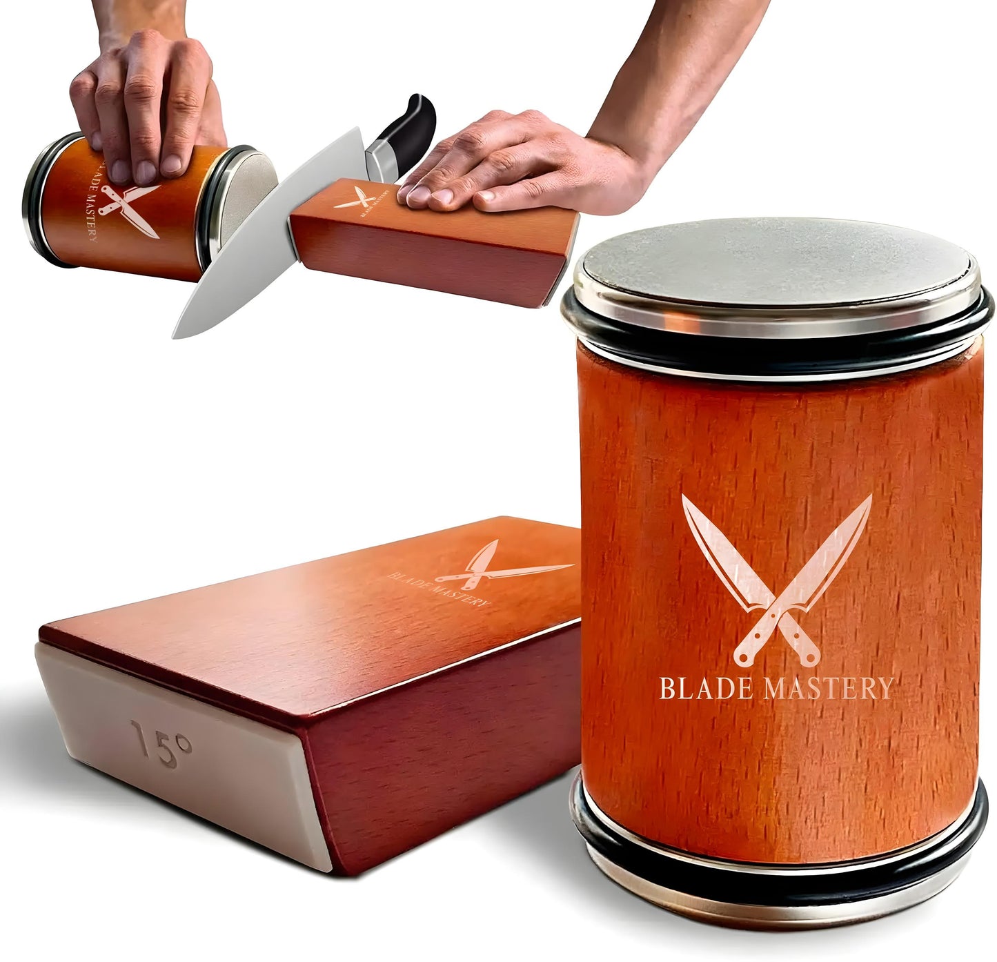 Professional Knife Sharpener | Get a Uniform and Precise Sharpening | Easy and Safe to Use | Compact and Elegant Design | Knife Sharpener