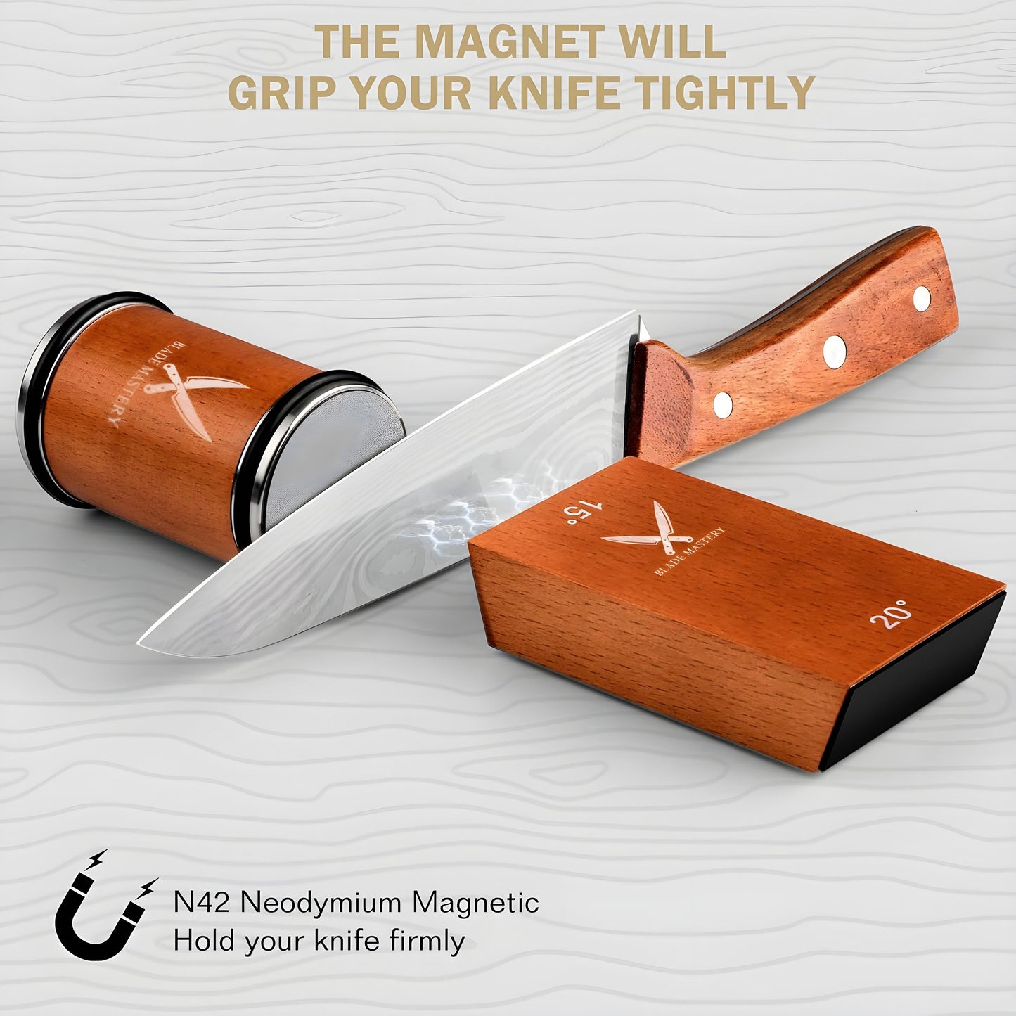 Professional Knife Sharpener | Get a Uniform and Precise Sharpening | Easy and Safe to Use | Compact and Elegant Design | Knife Sharpener