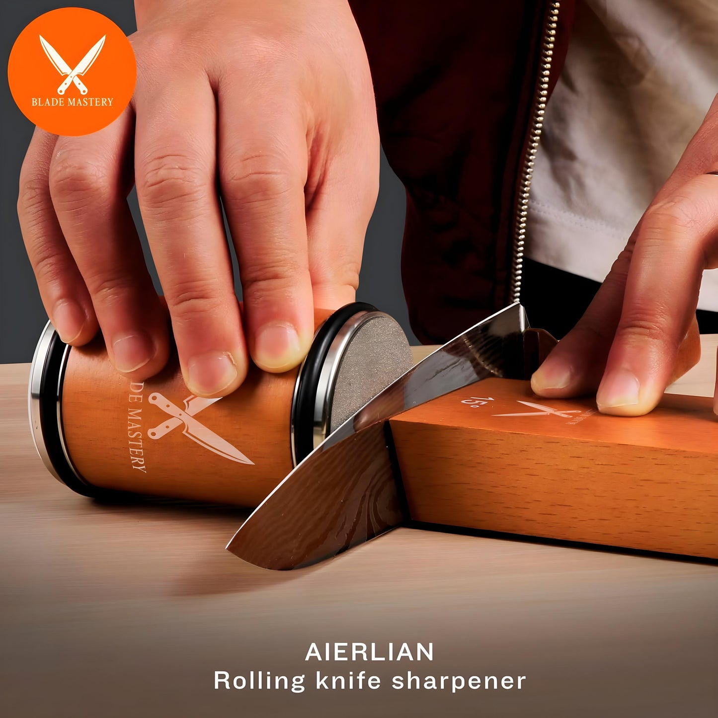 Professional Knife Sharpener | Get a Uniform and Precise Sharpening | Easy and Safe to Use | Compact and Elegant Design | Knife Sharpener