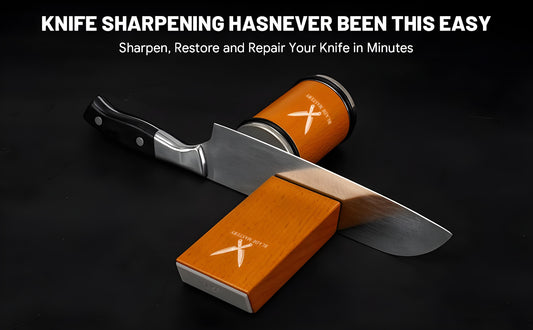 Professional Knife Sharpener | Get a Uniform and Precise Sharpening | Easy and Safe to Use | Compact and Elegant Design | Knife Sharpener