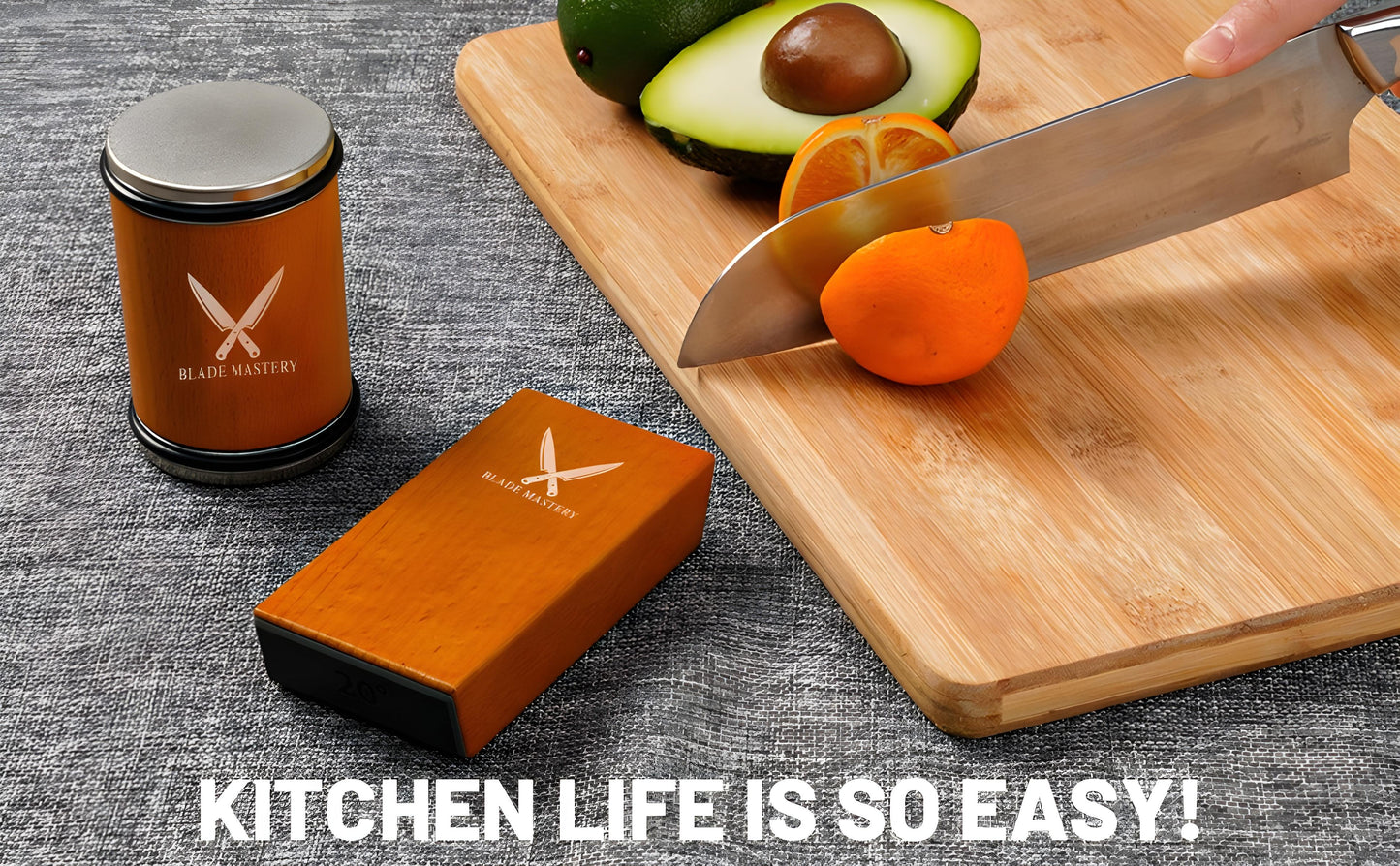 Professional Knife Sharpener | Get a Uniform and Precise Sharpening | Easy and Safe to Use | Compact and Elegant Design | Knife Sharpener